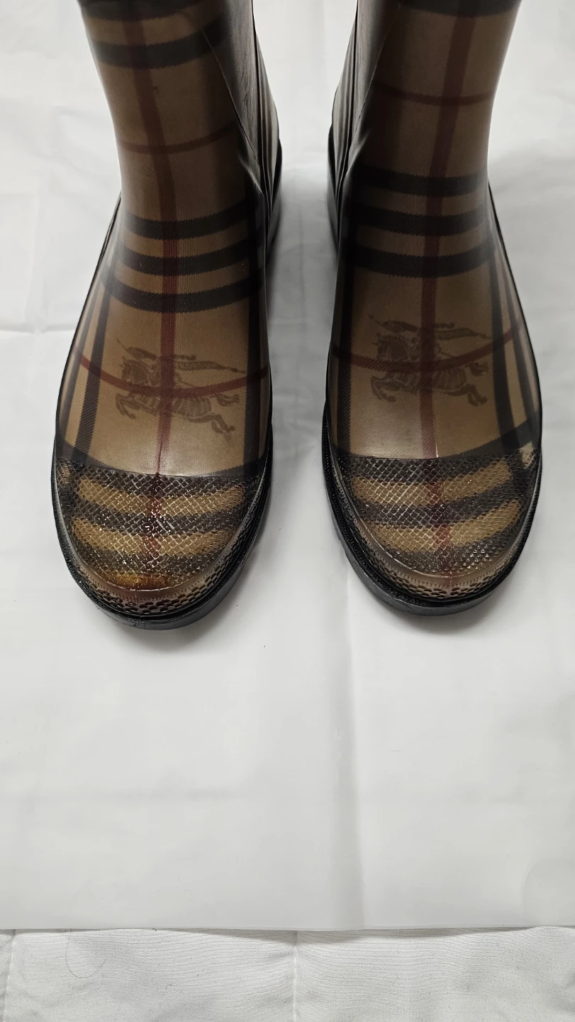 Burberry Haymarket Check Rain Boot - photo 3