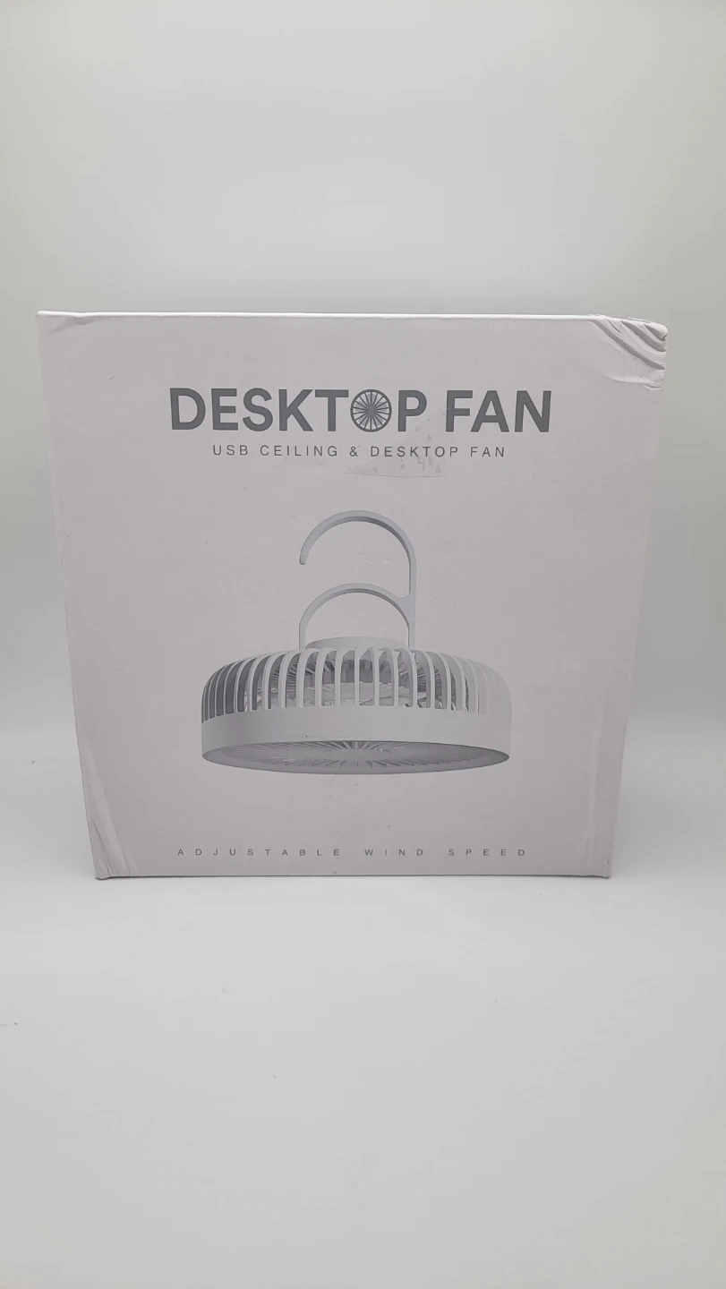 Camping Tent Fan with LED Light & Remote | Rechargeable Portable - photo 2