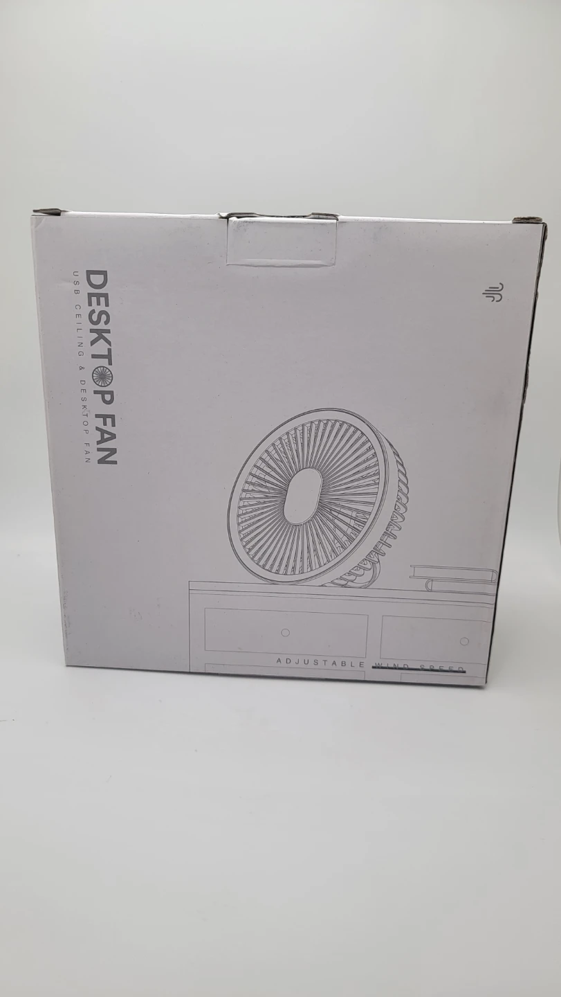 Camping Tent Fan with LED Light & Remote | Rechargeable Portable - photo 3