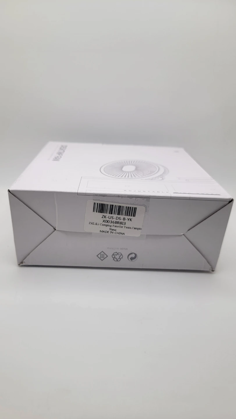 Camping Tent Fan with LED Light & Remote | Rechargeable Portable - photo 4