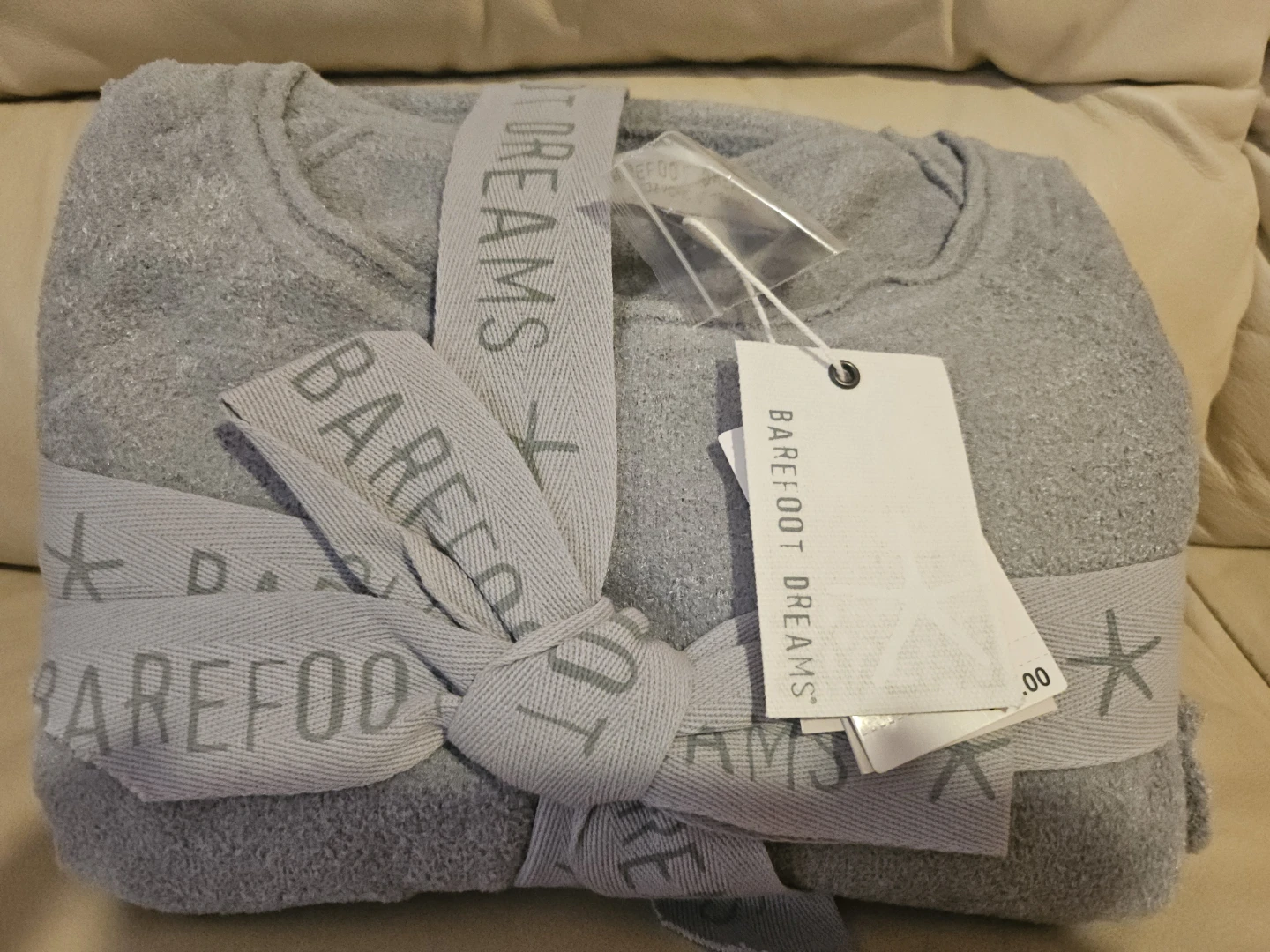 Barefoot Dreams Grey Heather 2-Piece Lounge Set - Size S