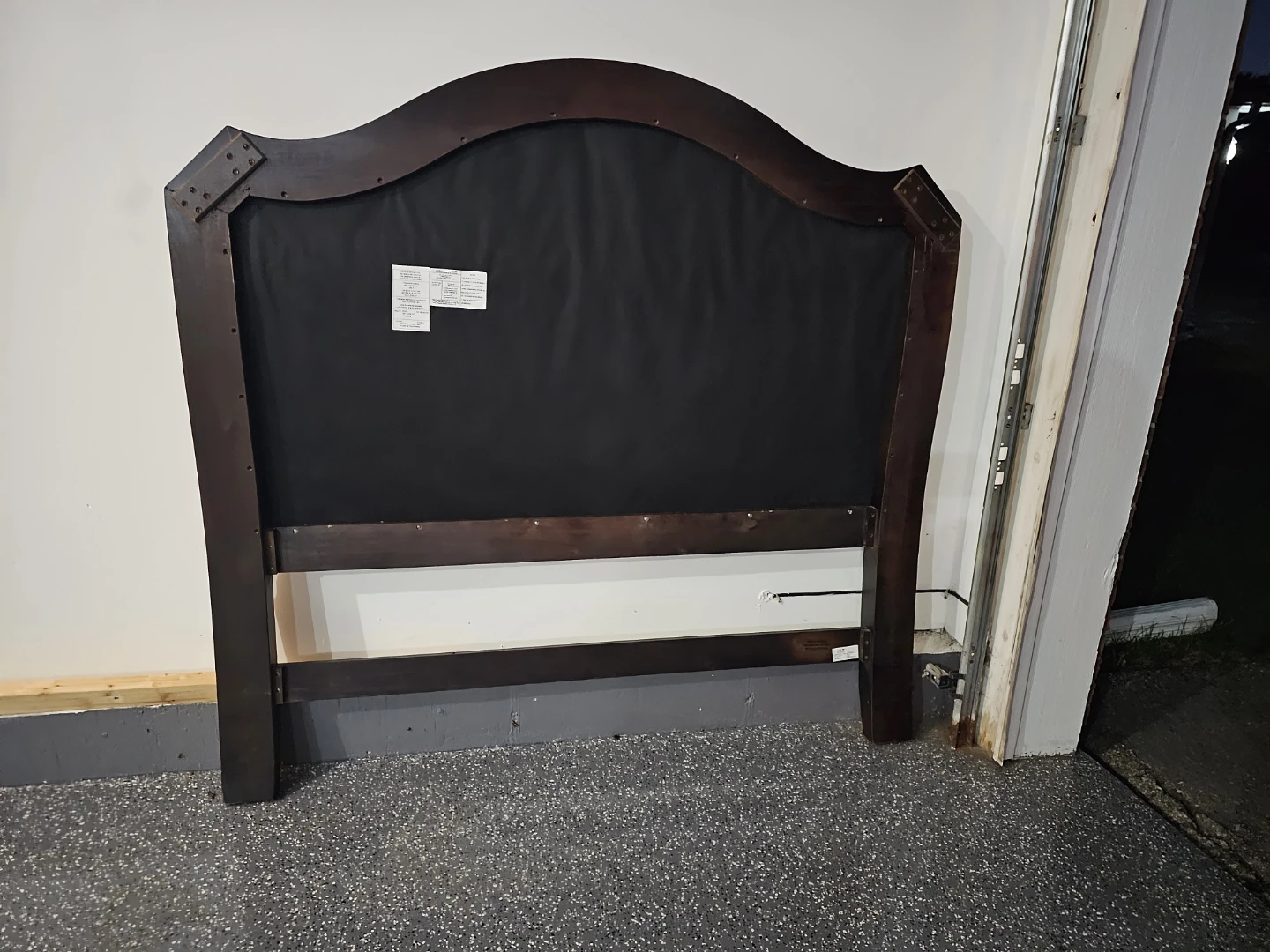 Dark Brown Upholstered Headboard - photo 2