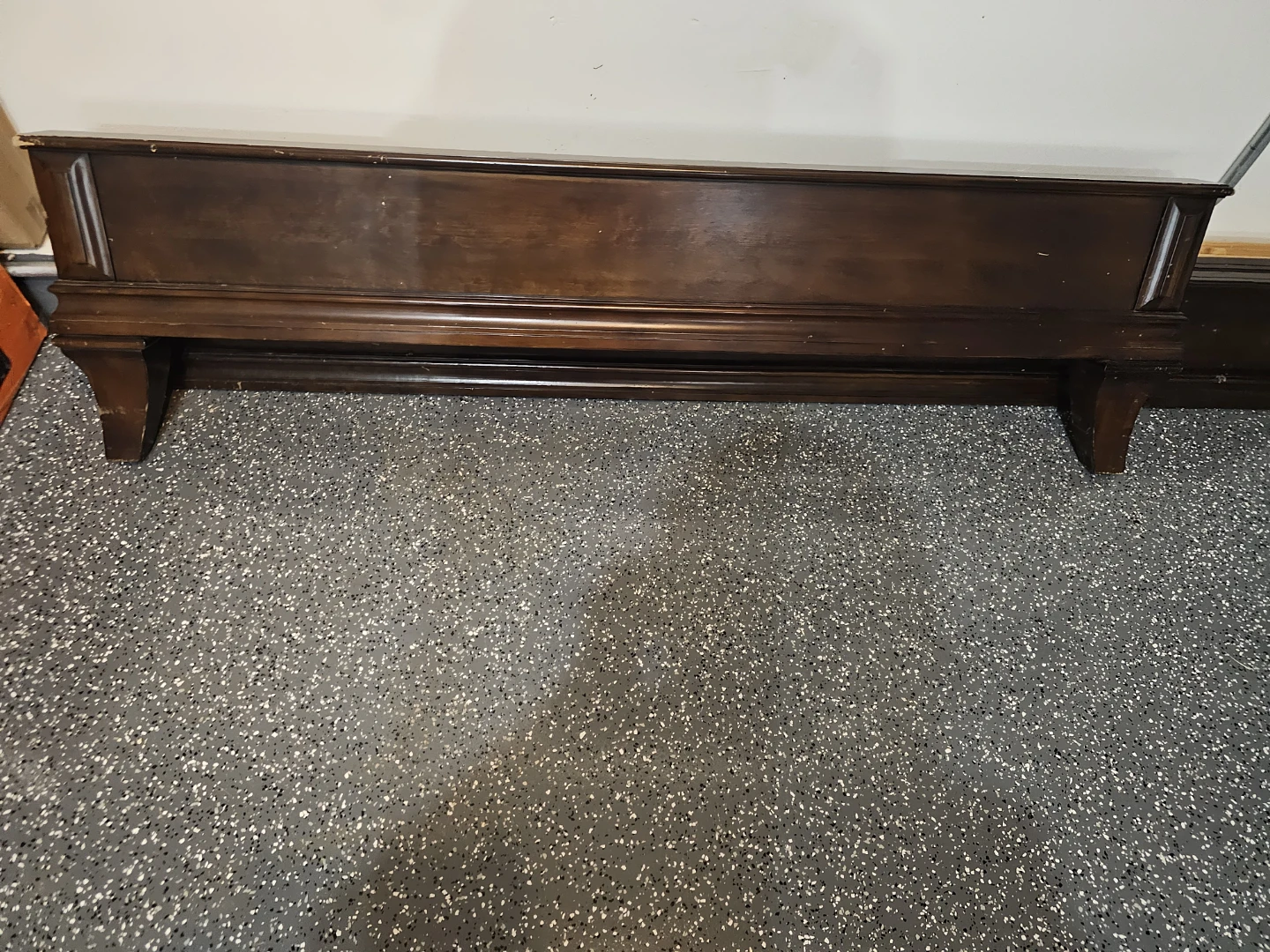 Dark Brown Upholstered Headboard - photo 3