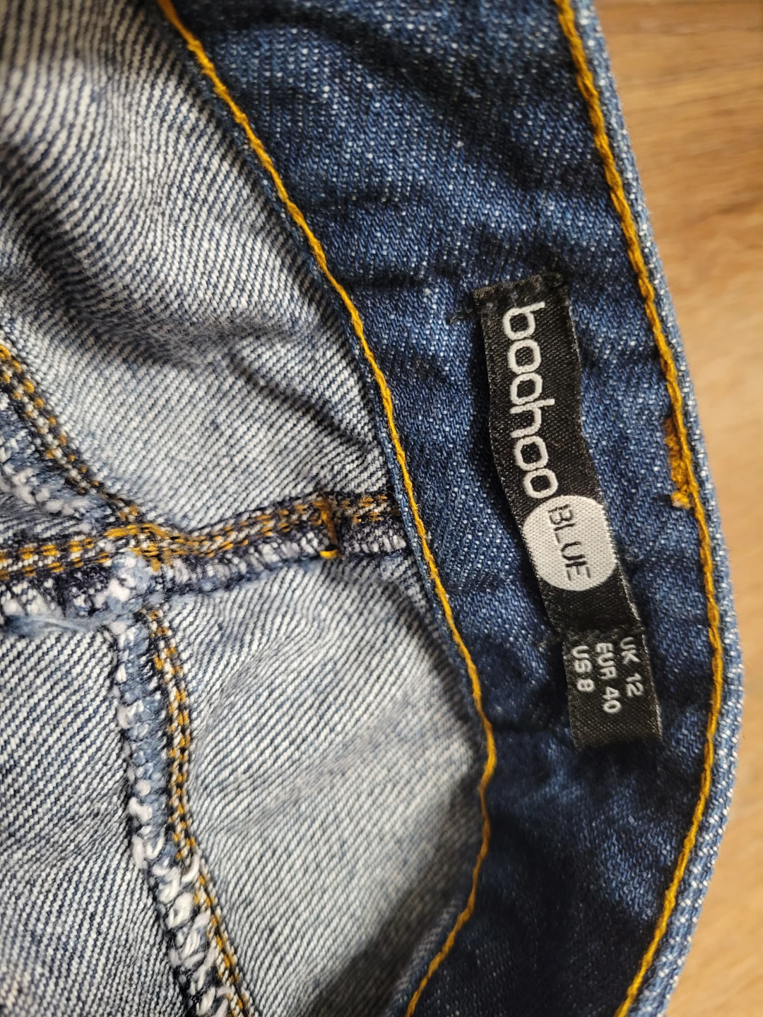 Boohoo Blue Denim Jeans Women's US 8 EUR 40 UK 12 - photo 3