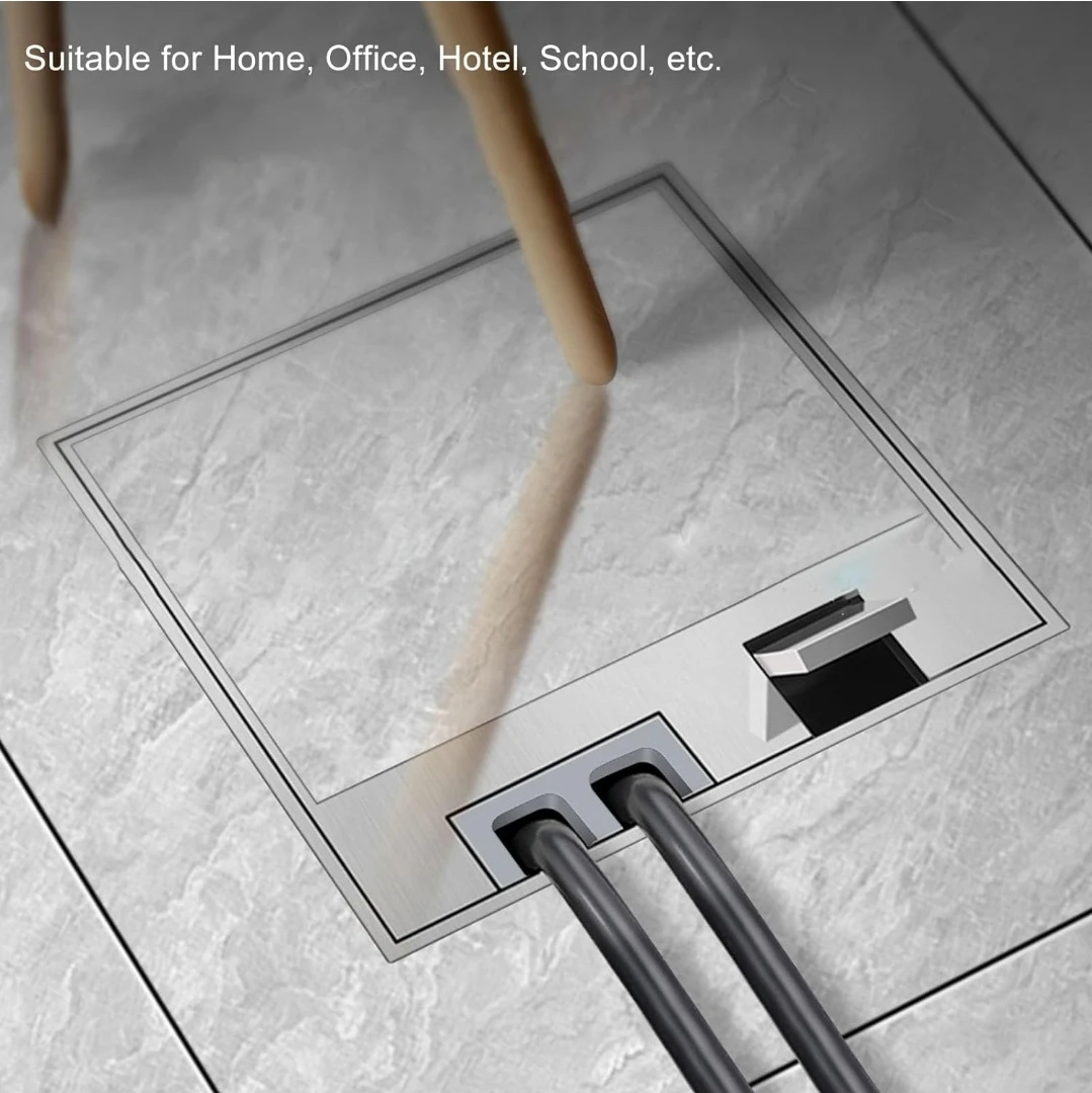 Fockety Recessed Floor Socket with 2 AC Outlets and 2 USB Ports - photo 3
