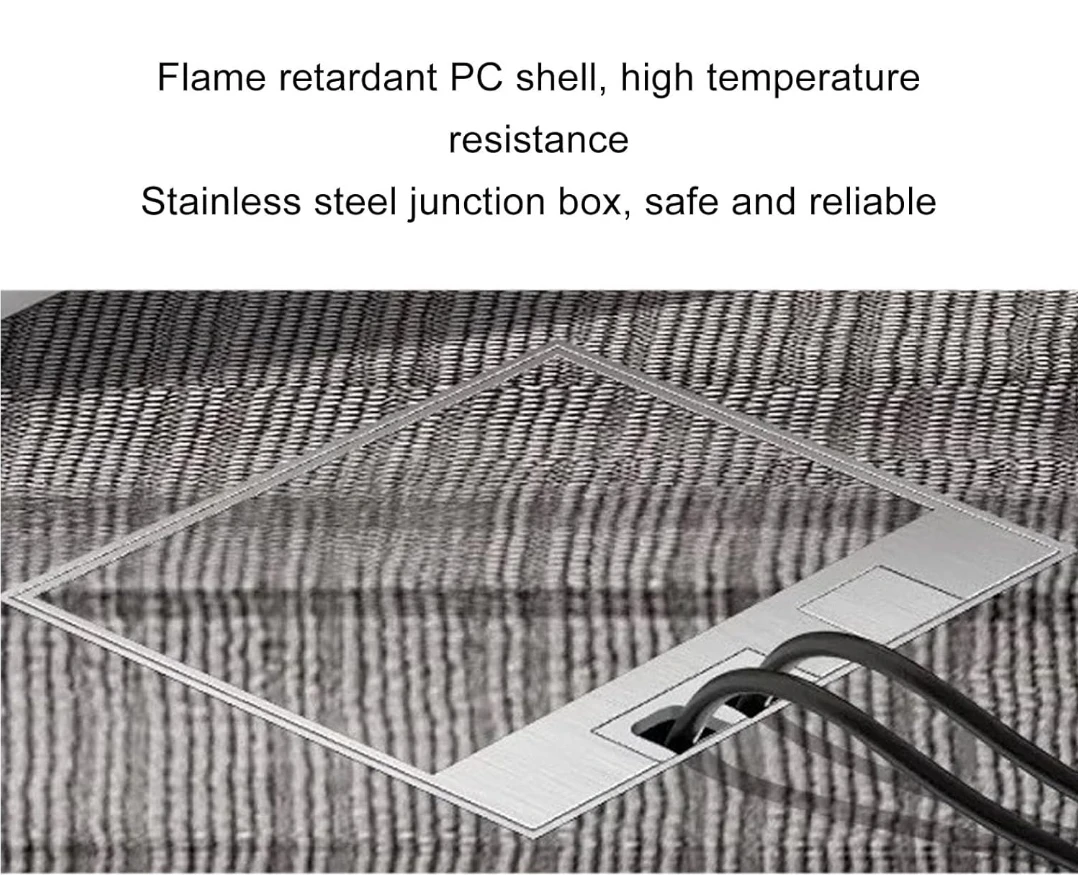 Fockety Recessed Floor Socket with 2 AC Outlets and 2 USB Ports - photo 4