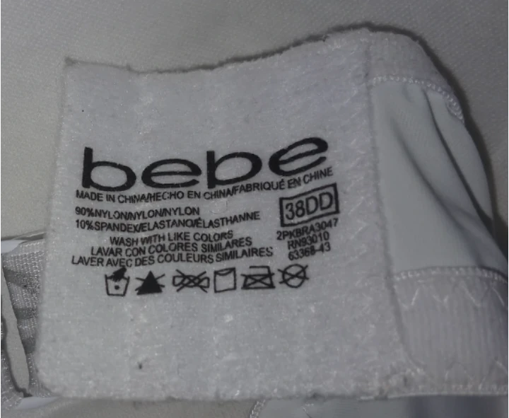 Bebe White Bra 38DD - photo 5