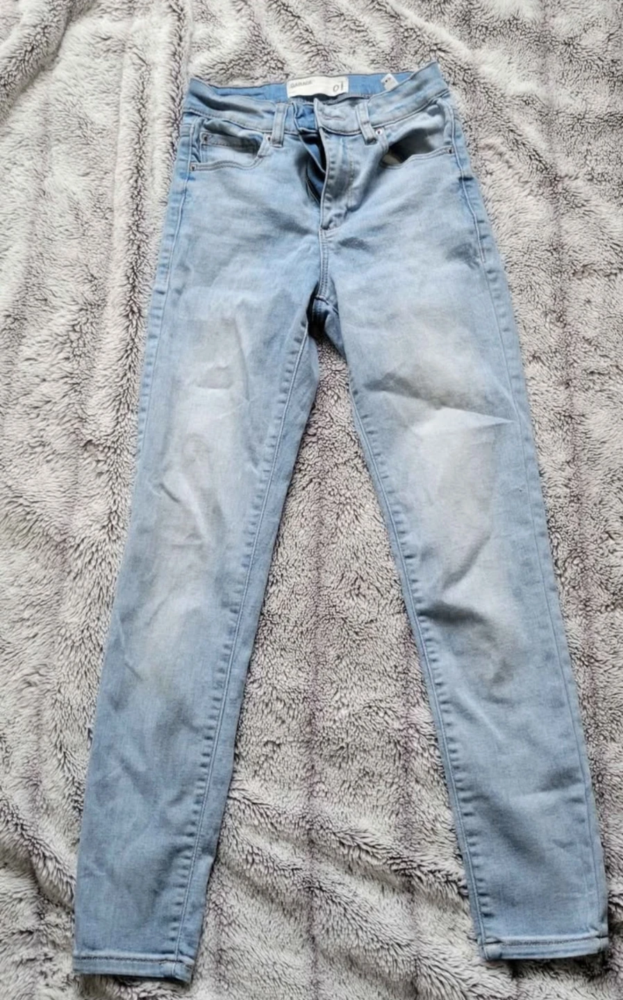 Garage High Rise Light Wash Jeans