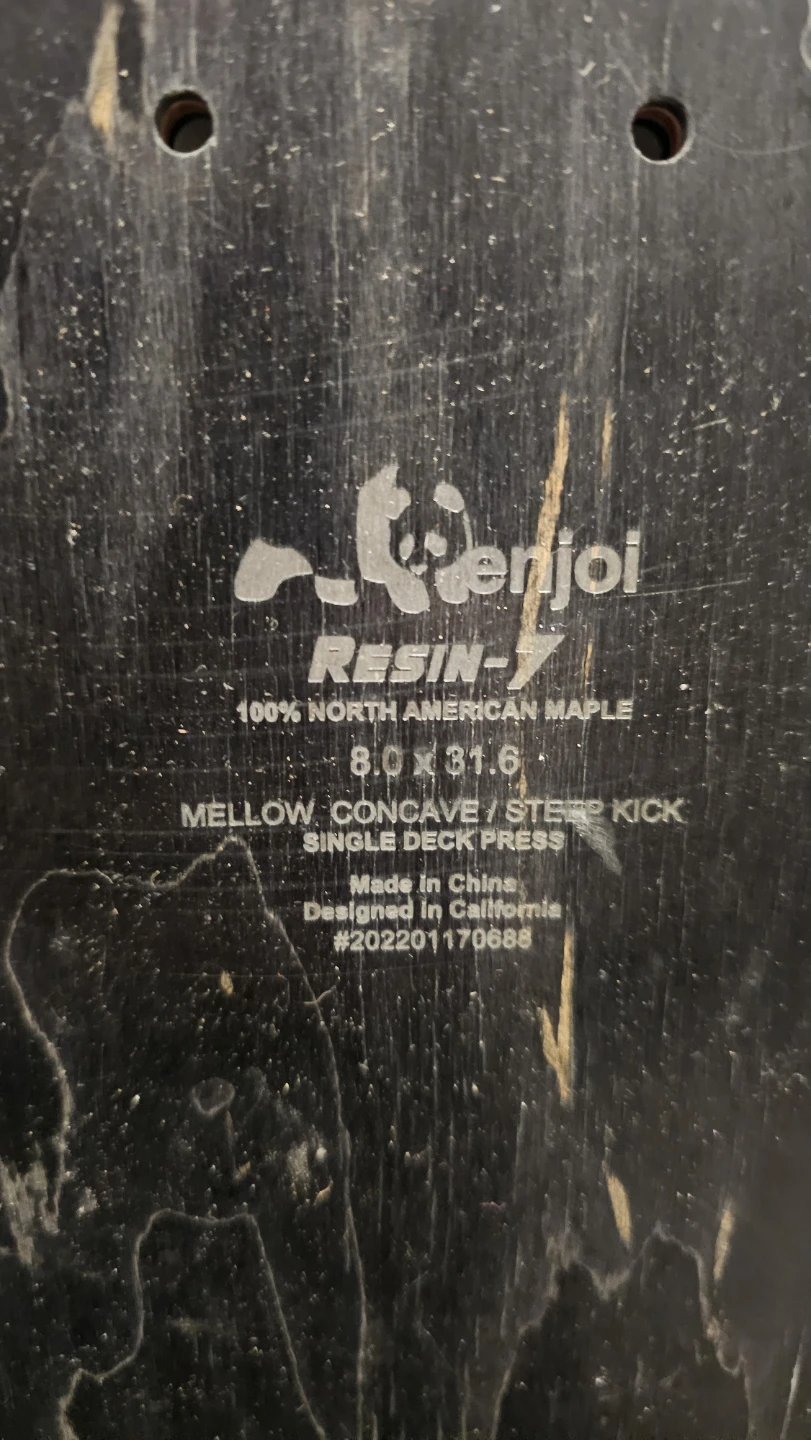 Enjoi Spectrum R7 Skateboard Deck Mellow Concave/Steep Kick - photo 3