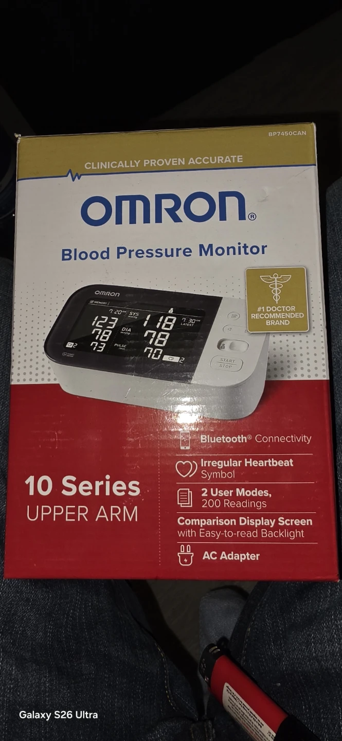 OMRON 10 Series Upper Arm Blood Pressure Monitor