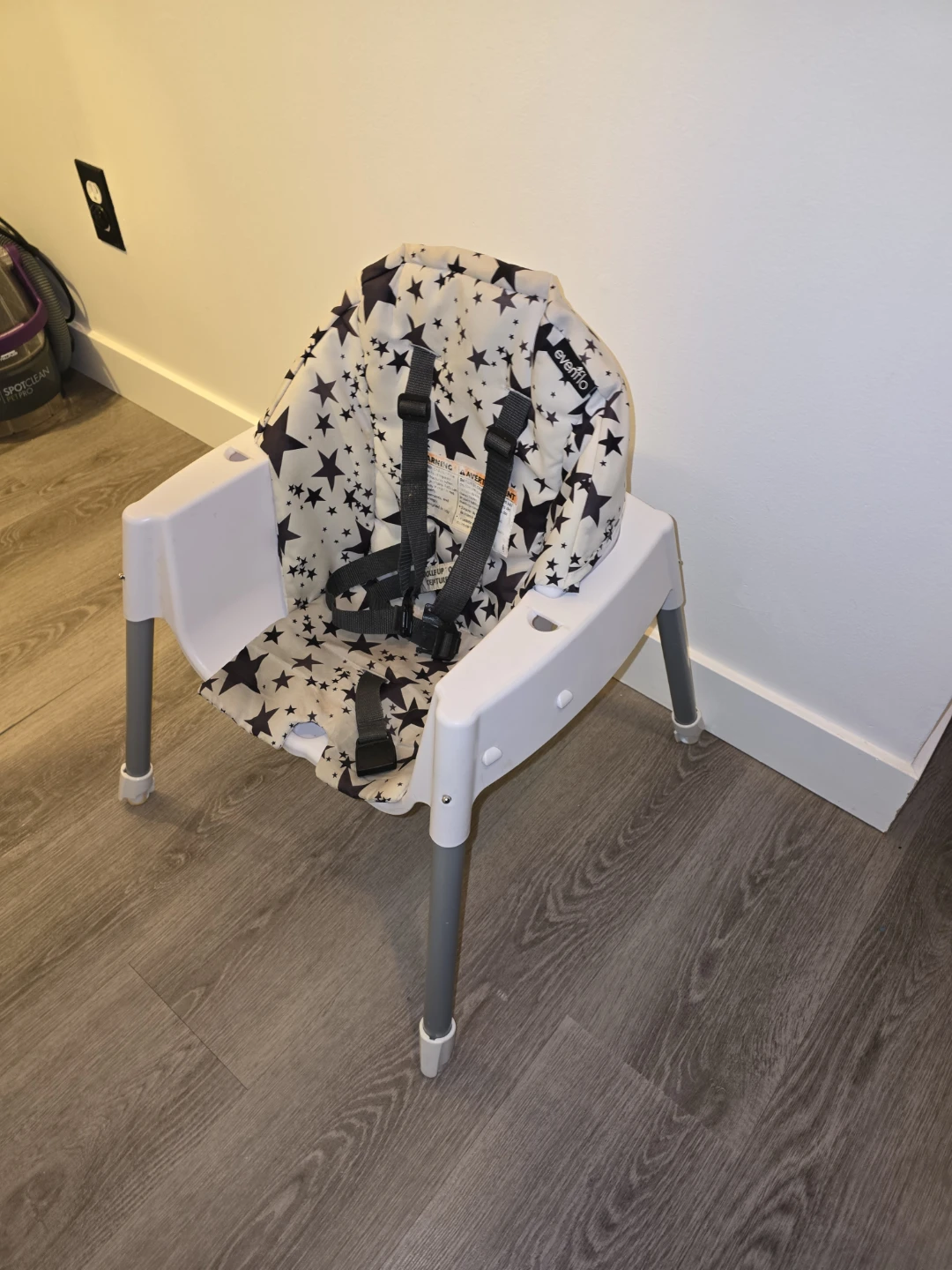 Evenflo High Chair with Star Pattern Seat - photo 3