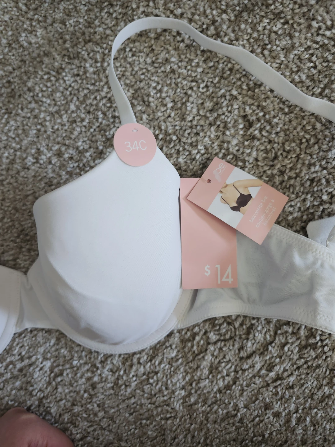 NEW Joe Fresh Style White Bra 34C - photo 2