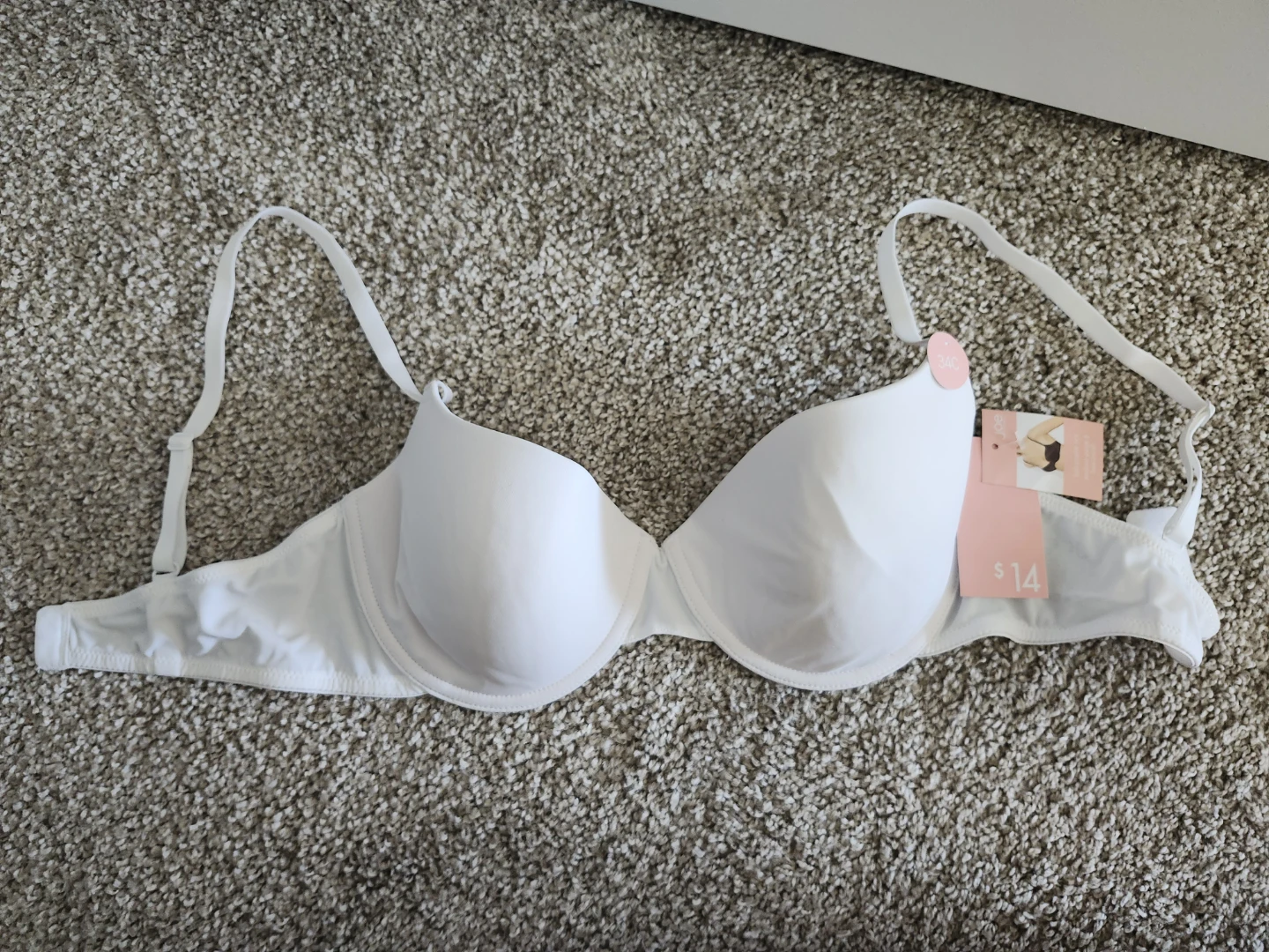 NEW Joe Fresh Style White Bra 34C - photo 4