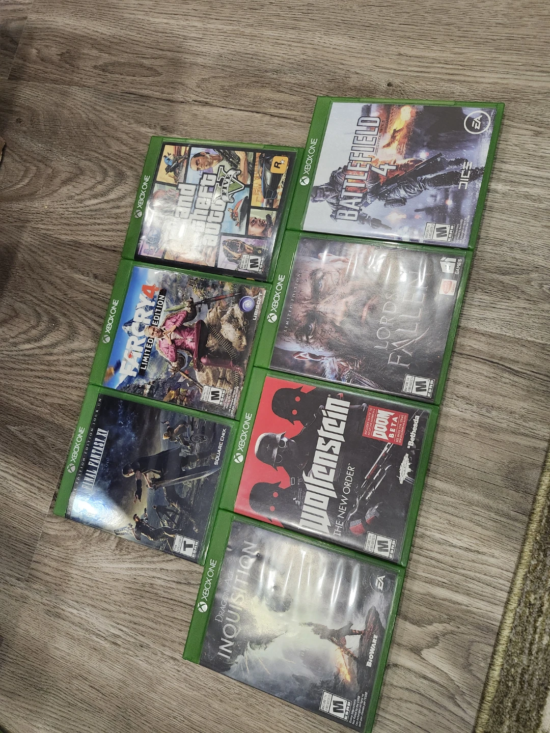 Xbox One Video Game Lot: Final Fantasy XV, GTA V, Battlefield 4 - photo 4