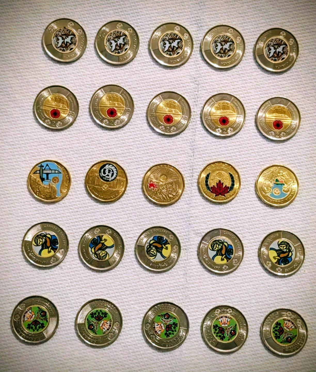 Commerative Canadian Coins