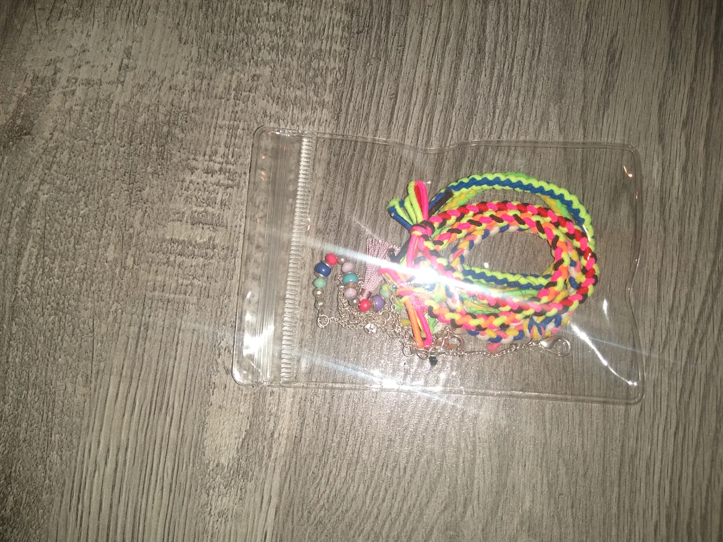 Colourful Friendship Bracelet Set/ Elastics with Ankle Bracelets