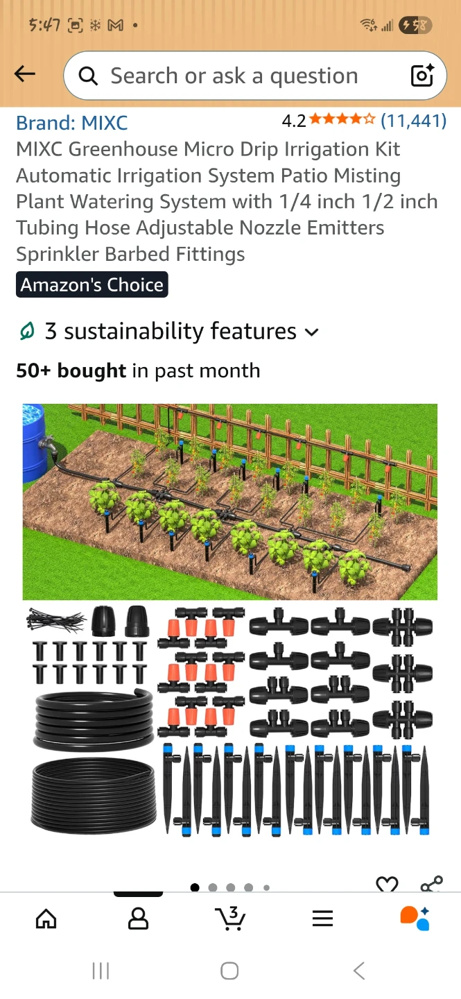 MIXC Automatic Drip Irrigation System Kit