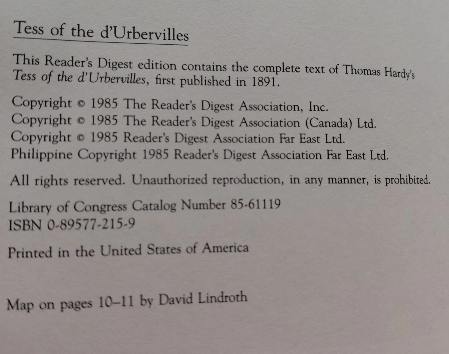 Tess of the d'Urbervilles by Thomas Hardy - photo 5