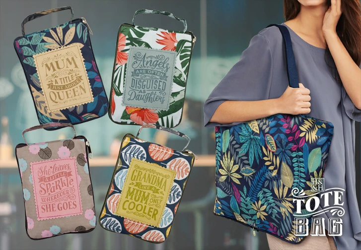 H&H Sentiment Tote Bag - "Be a Unicorn in a Field of Horses" - photo 3