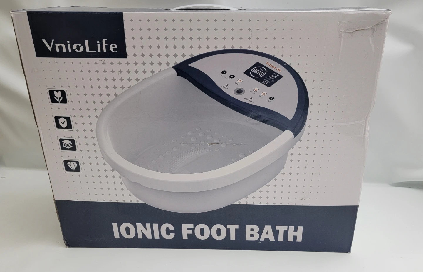 Ionic Detox Foot Bath Spa Machine Kit w/ LCD Display, Heat