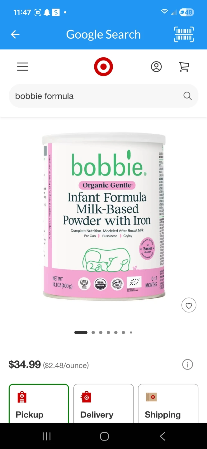 Bobbie Organic Infant Formula - 14.1 oz - photo 4