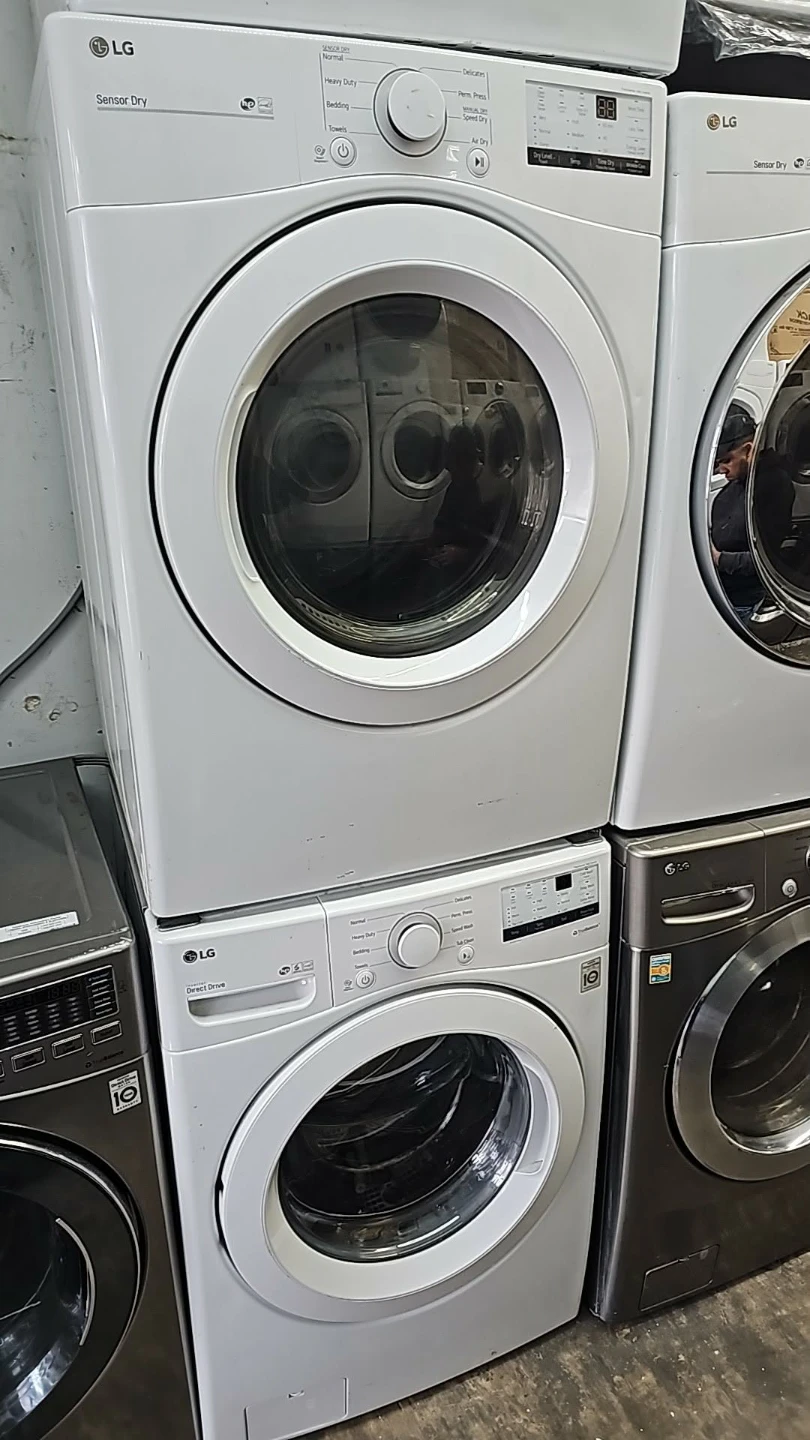 LG washer and electric dryer set