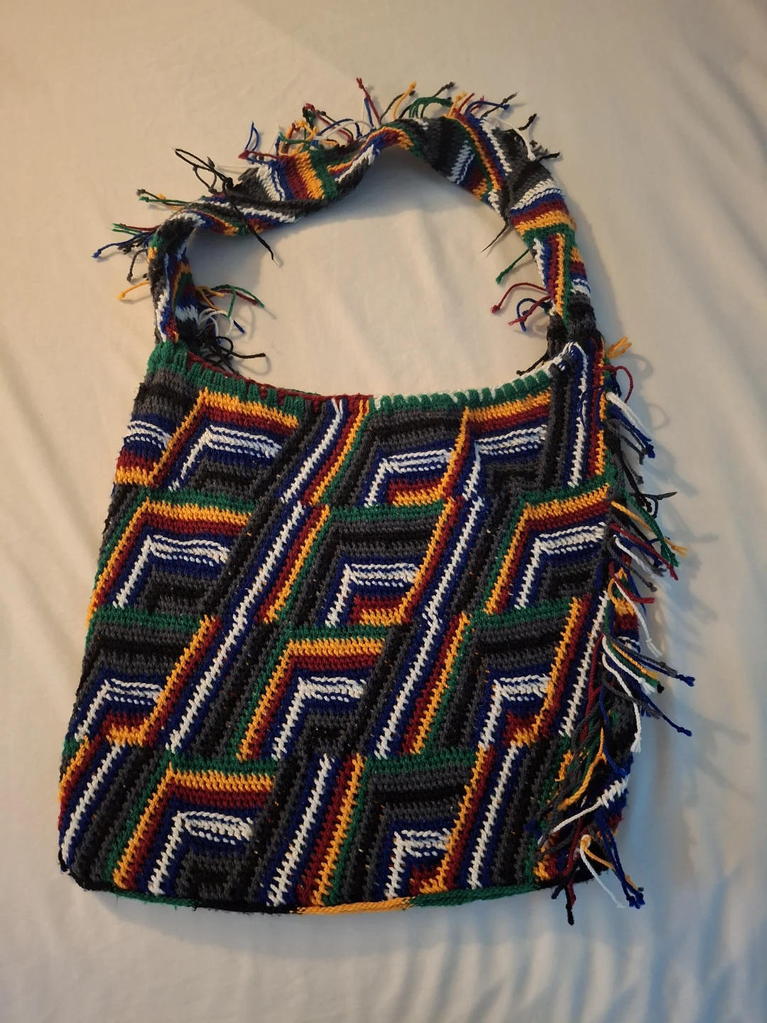 Handmade Knitted Shoulder Bag