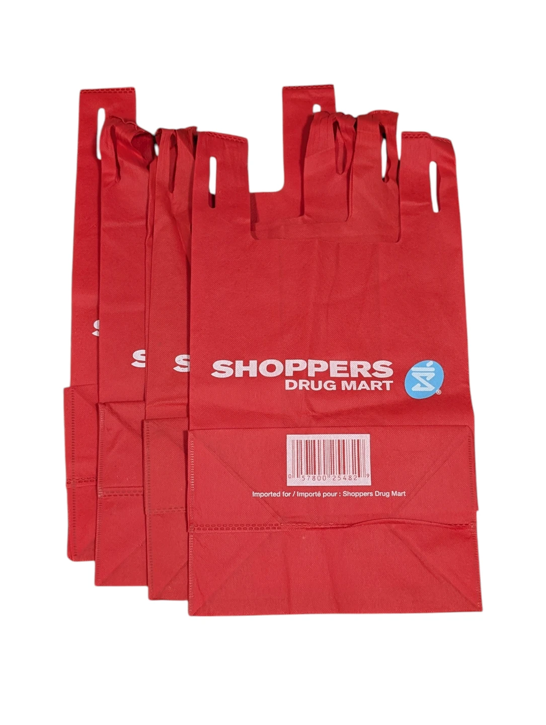 Shoppers Drug Mart Red Reusable Bags (Set of 4) - photo 2