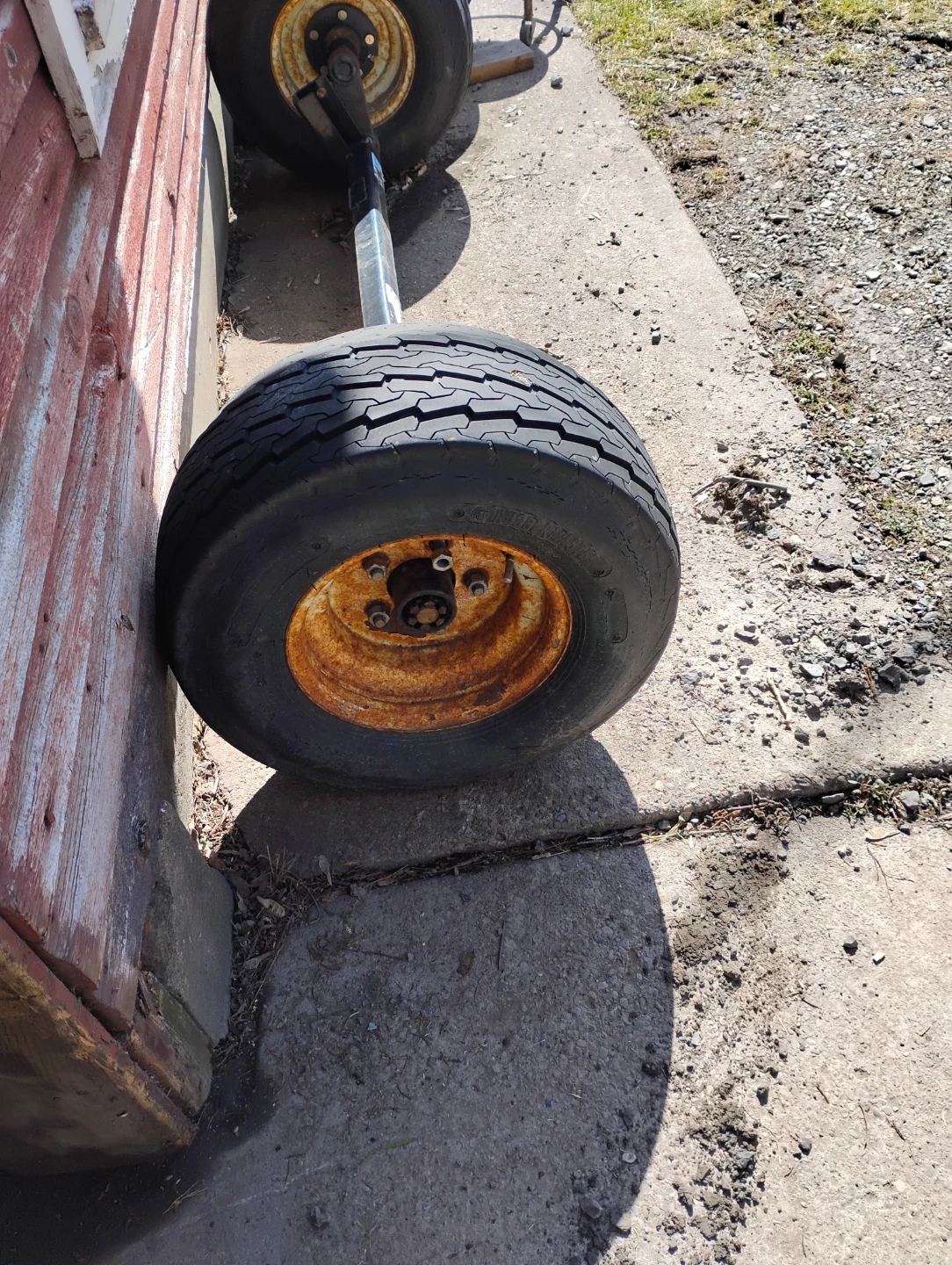 Axle with Two Wheels - photo 2