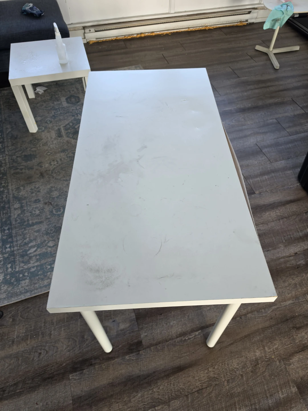 White ikea table need gone asap - photo 2