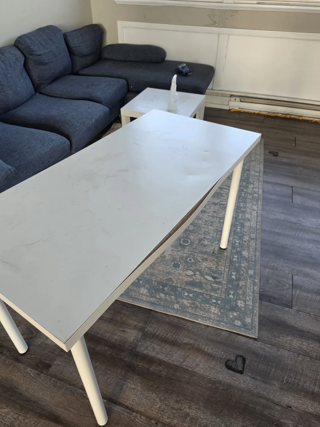 White ikea table need gone asap - photo 3