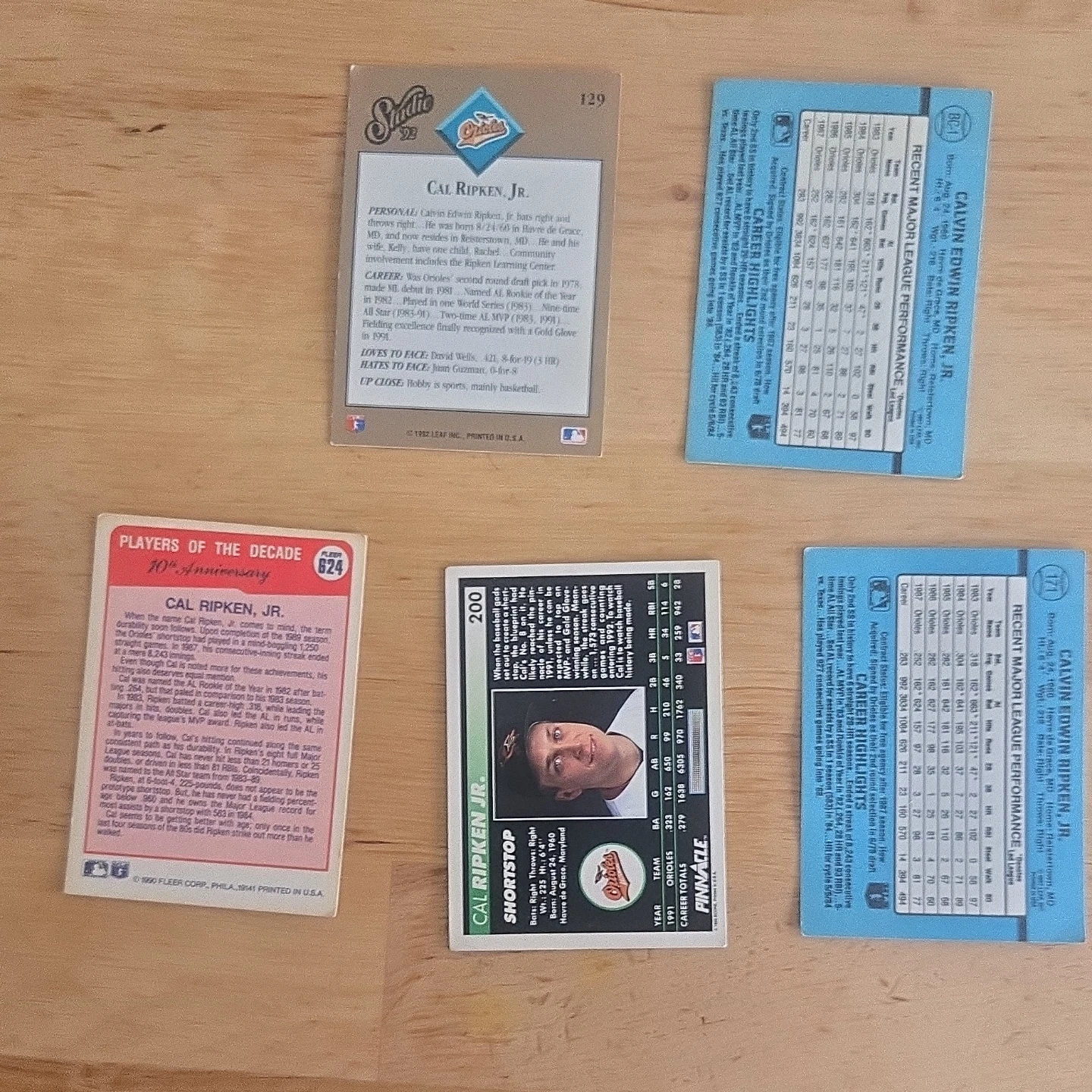 Cal Ripken Jr. Baseball Cards Lot - photo 2