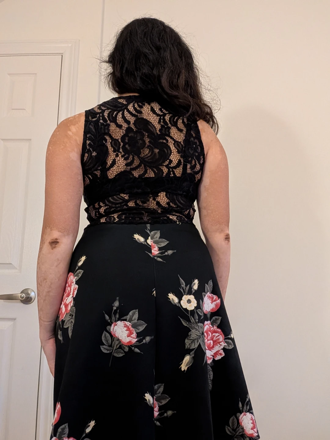 Black Floral Lace Dress - photo 3