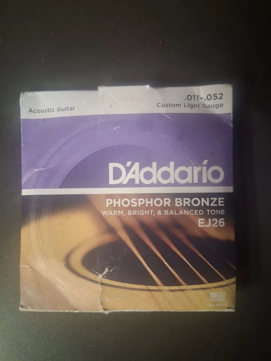 D'Addario EJ26 Phosphor Bronze Acoustic Guitar