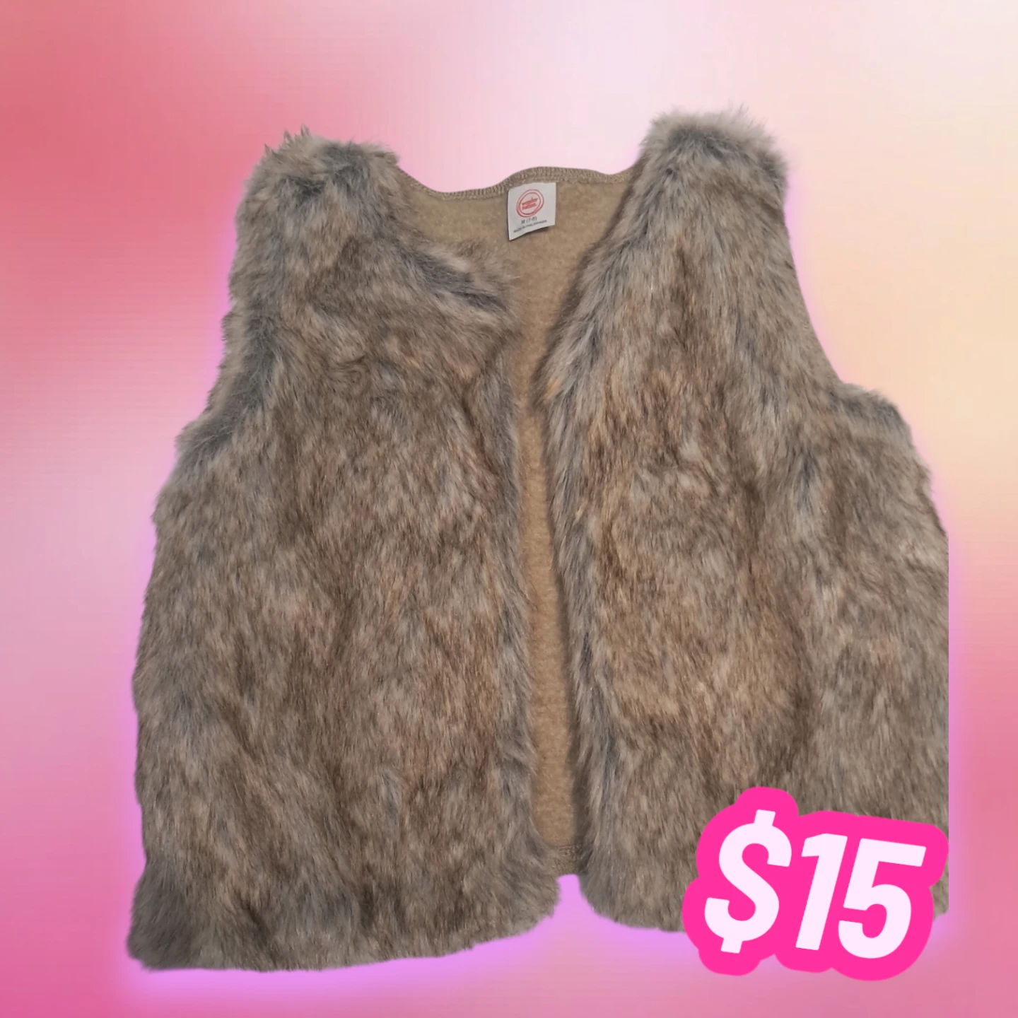 Wonder Nation Faux Fur Vest