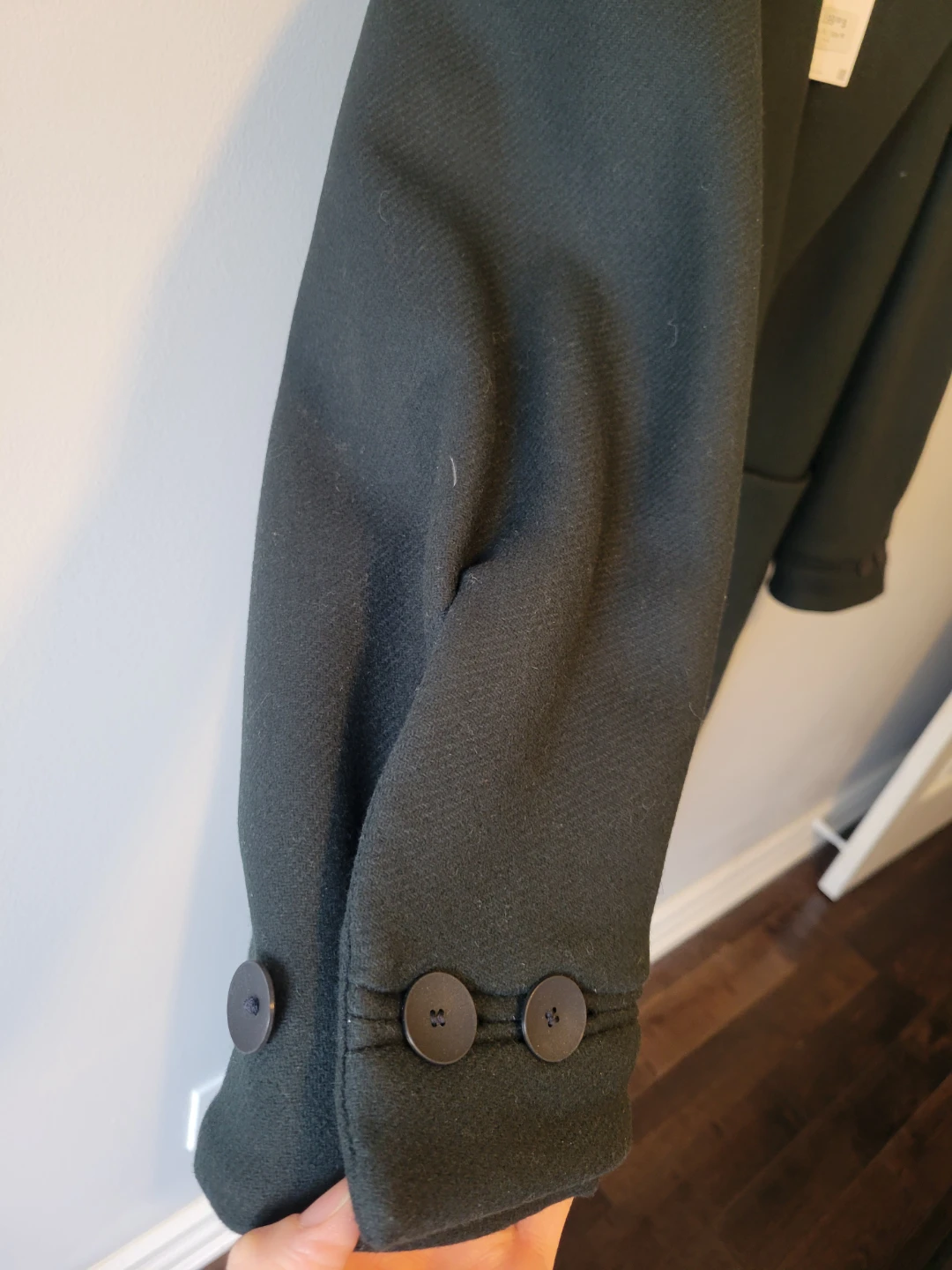 ZARA Women's Dark Green Coat - Size Medium - photo 4