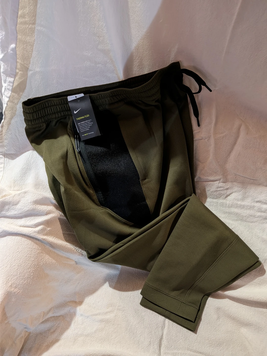 Nike Therma-FIT Hooded Tracksuit - Olive Green - photo 3