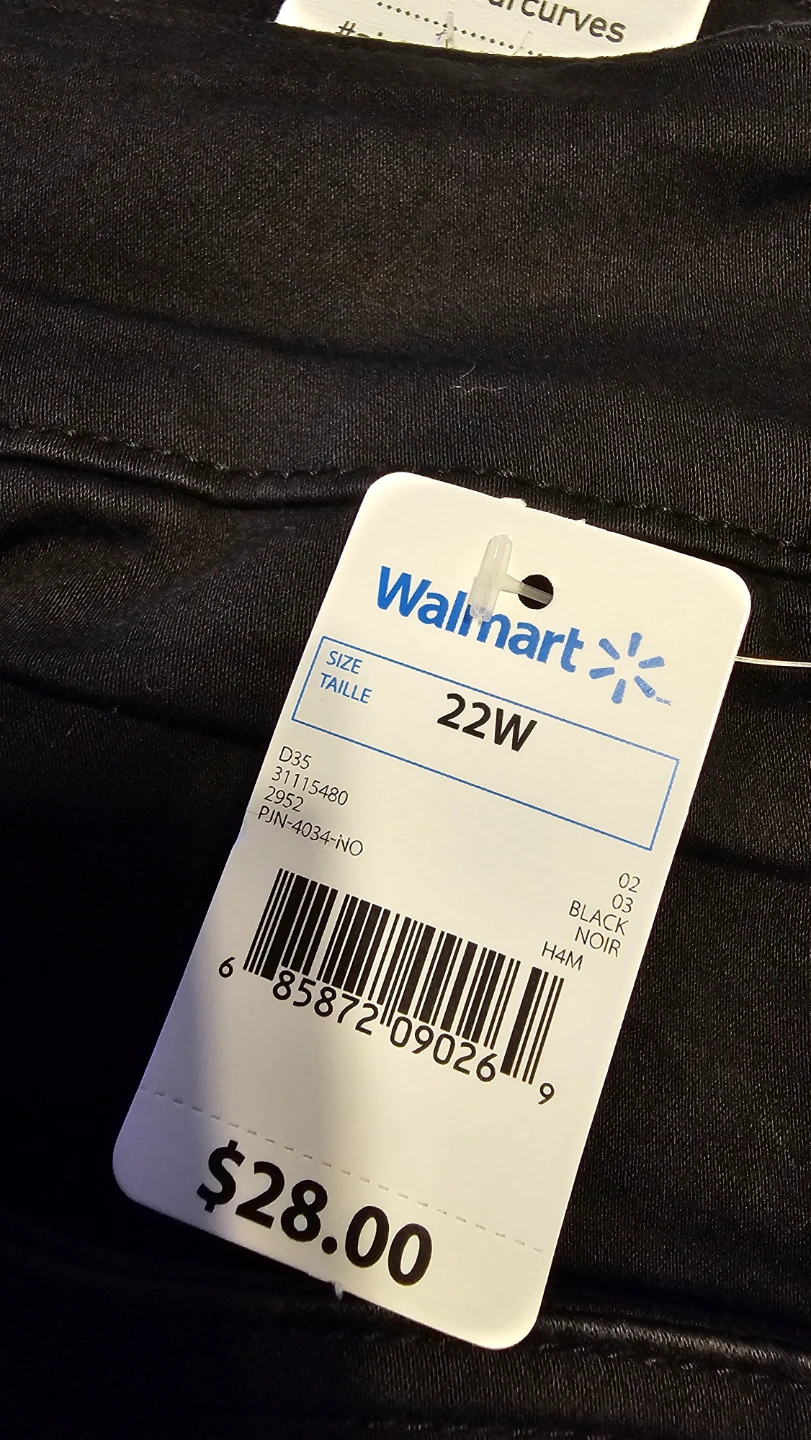 George Black Stretch Capris Size 22W - photo 2