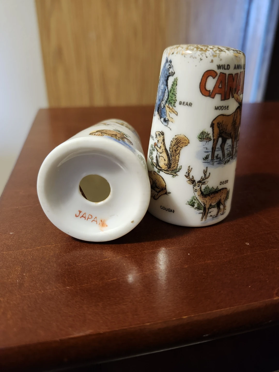 1970s Canada Wild Animals Salt and Pepper Shakers - photo 5