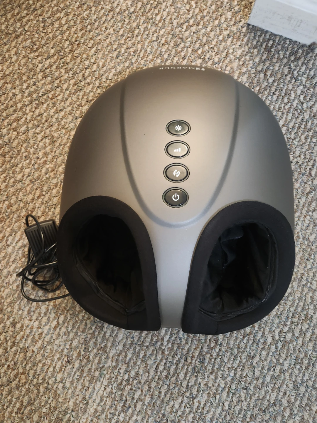 Marnur Shiatsu Foot Massager with Kneading and Heat - photo 2