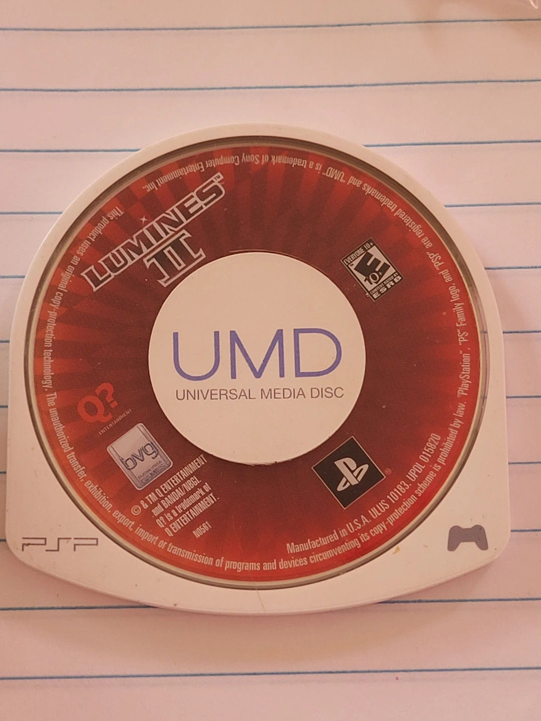 Lumines II UMD for PSP