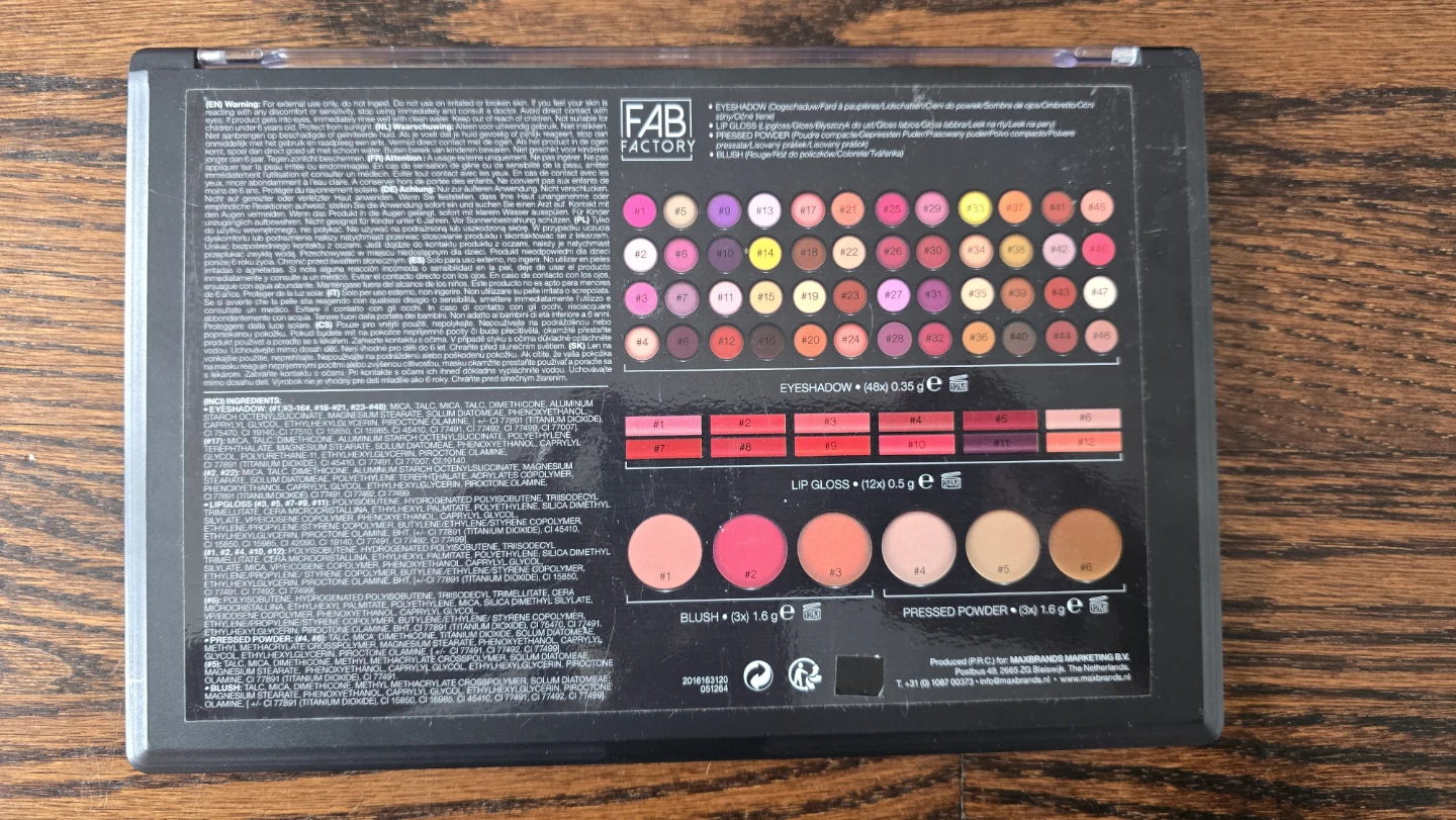 Hard Candy Baked Glow Trio & FAB Factory Eyeshadow Palette - photo 3