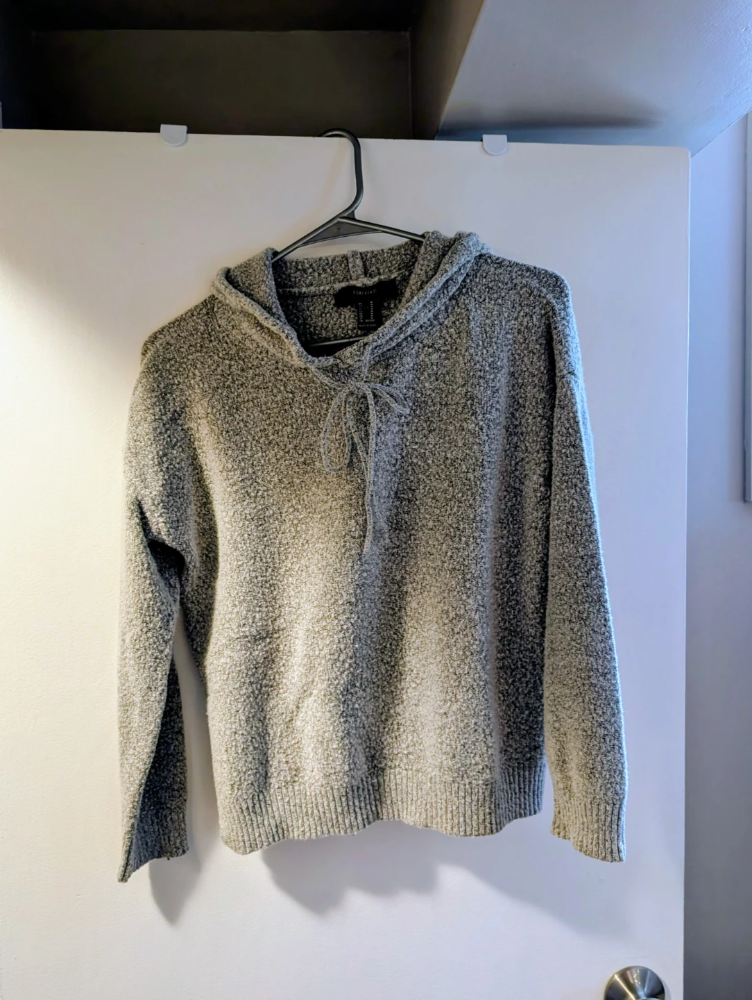 Forever 21 Grey Marled Hoodie