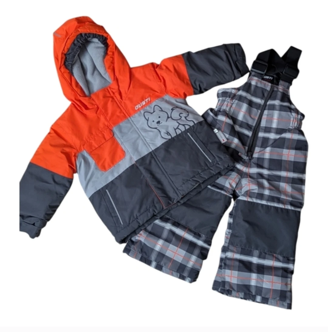 Gusti Kids Ski Suit Snowsuit Winter Jacket Bib Pants Set 18m