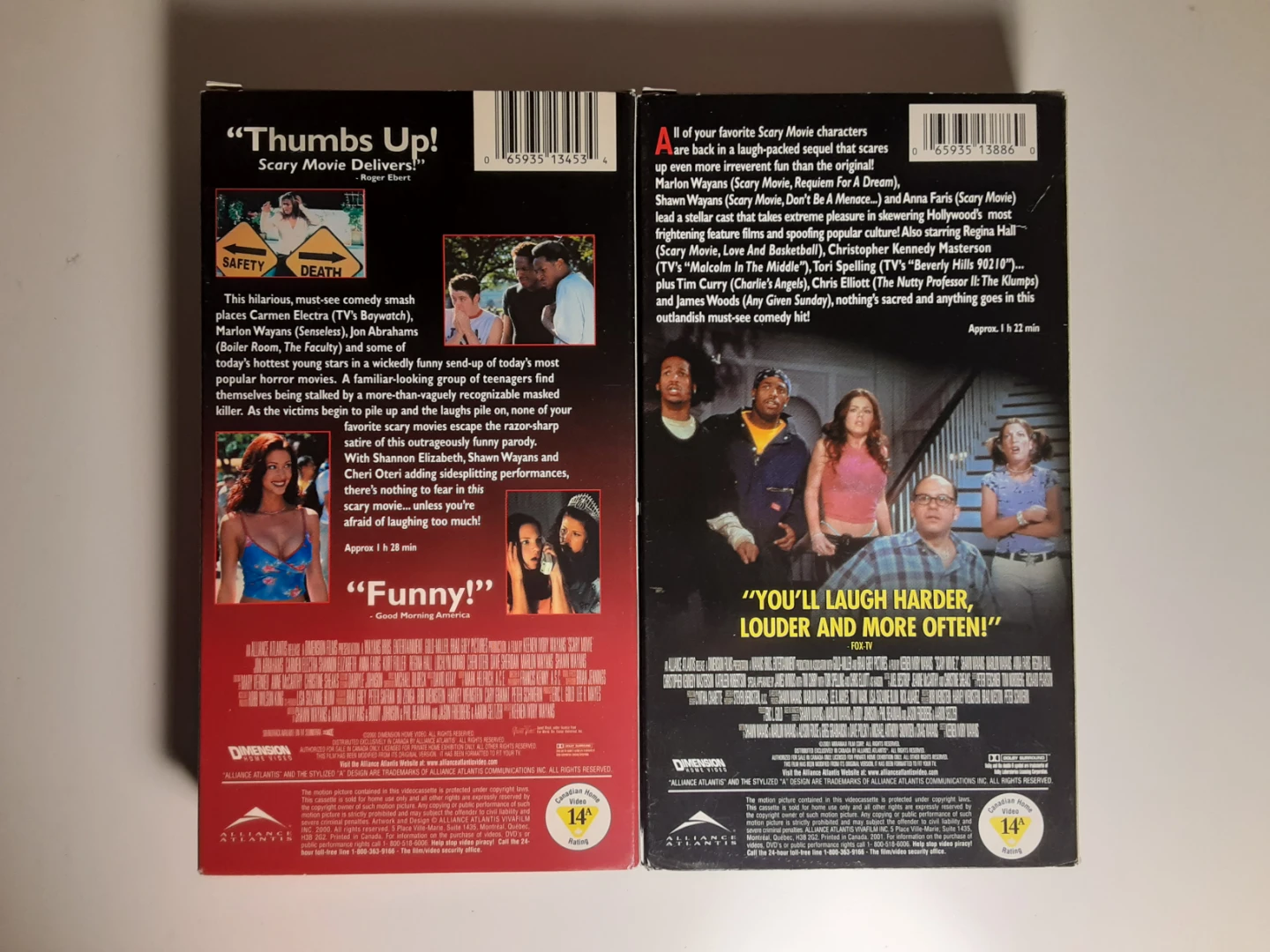 Scary Movie & Scary Movie 2 | VHS - photo 3