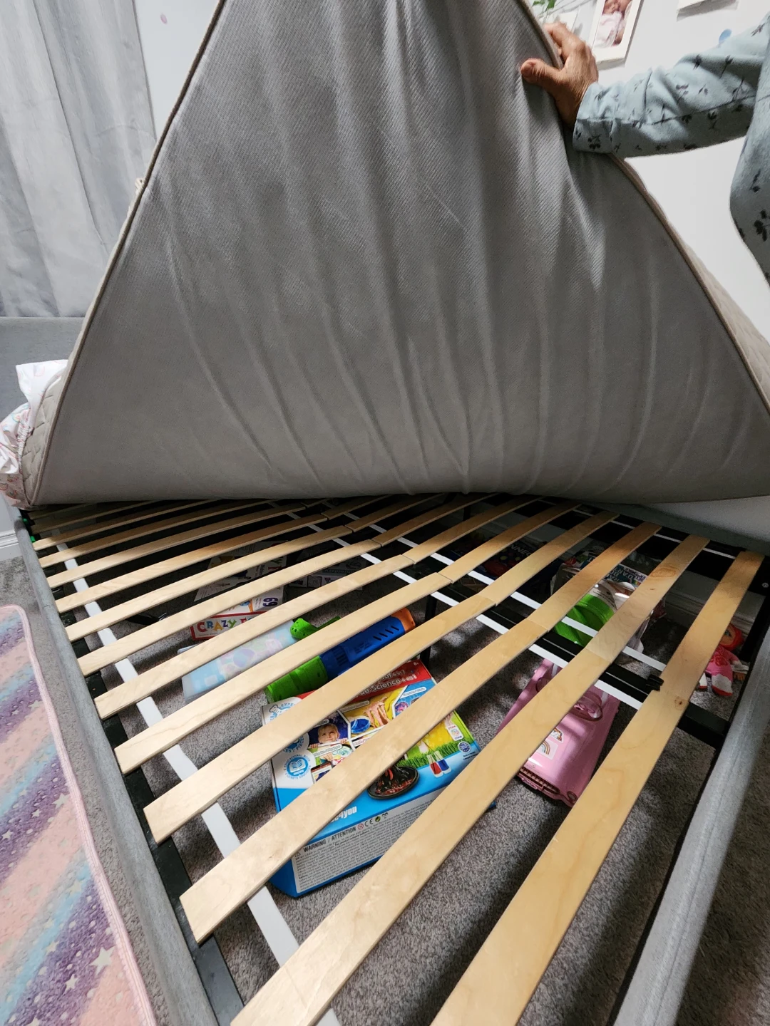 IKEA Full  Bed  frame with Mattress - photo 4