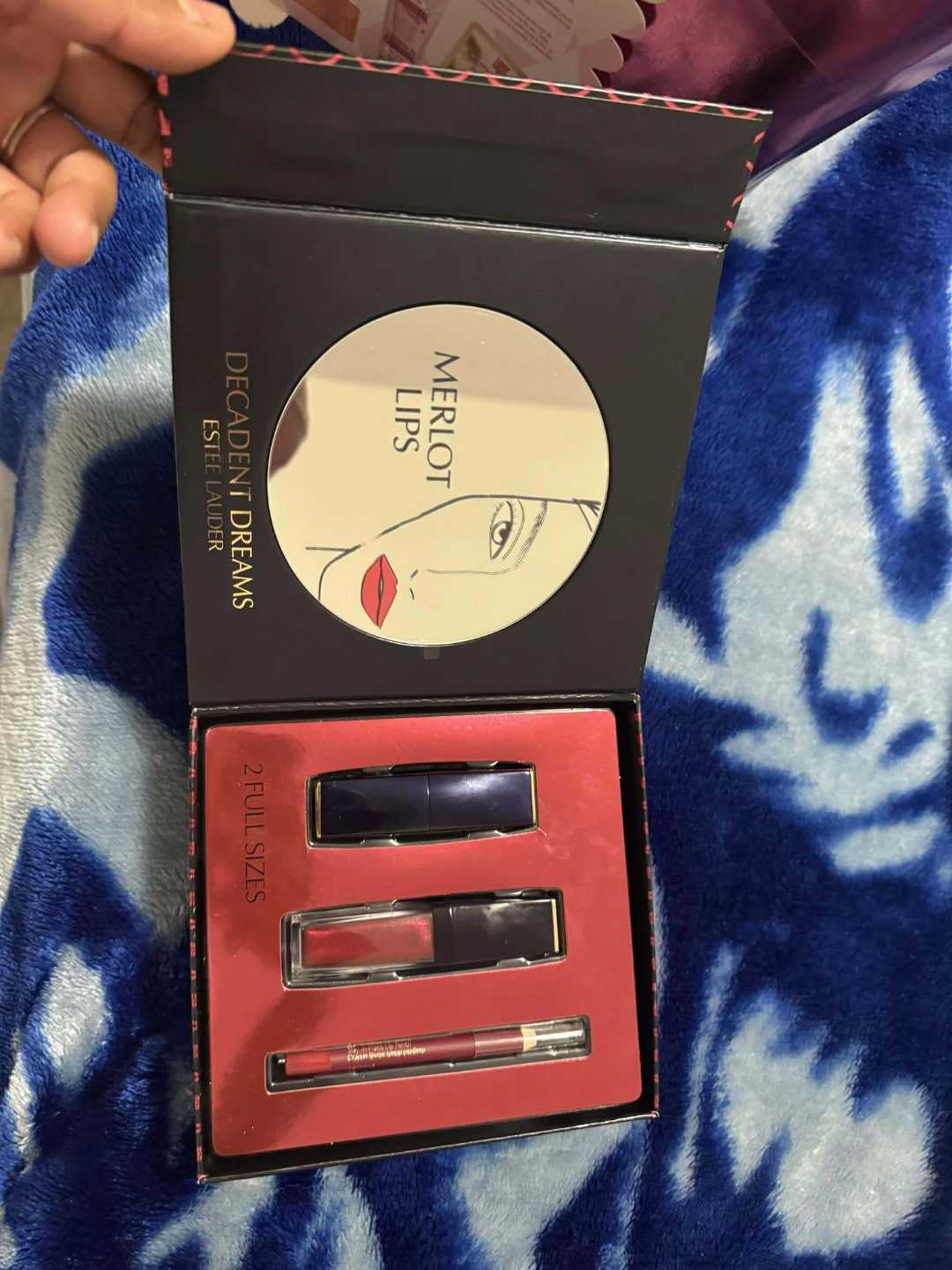 Estee Lauder Decadent Dreams Merlot Lips Set - photo 2