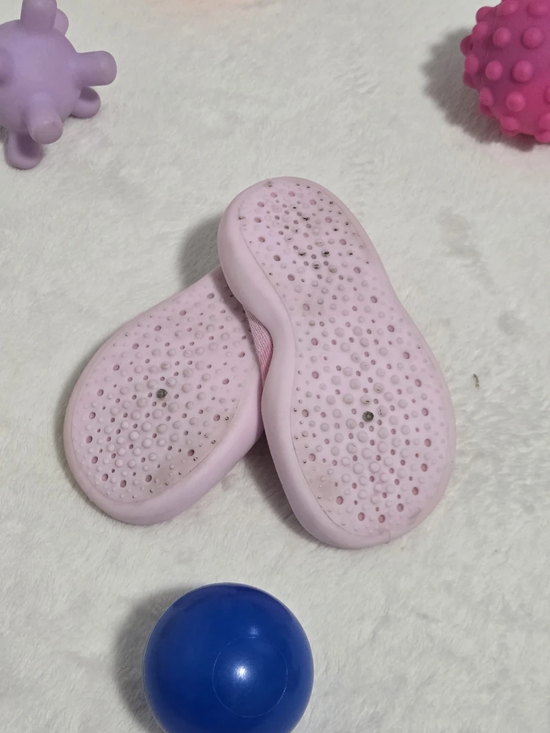 Pink Baby Grippy Socks Shoes - photo 3