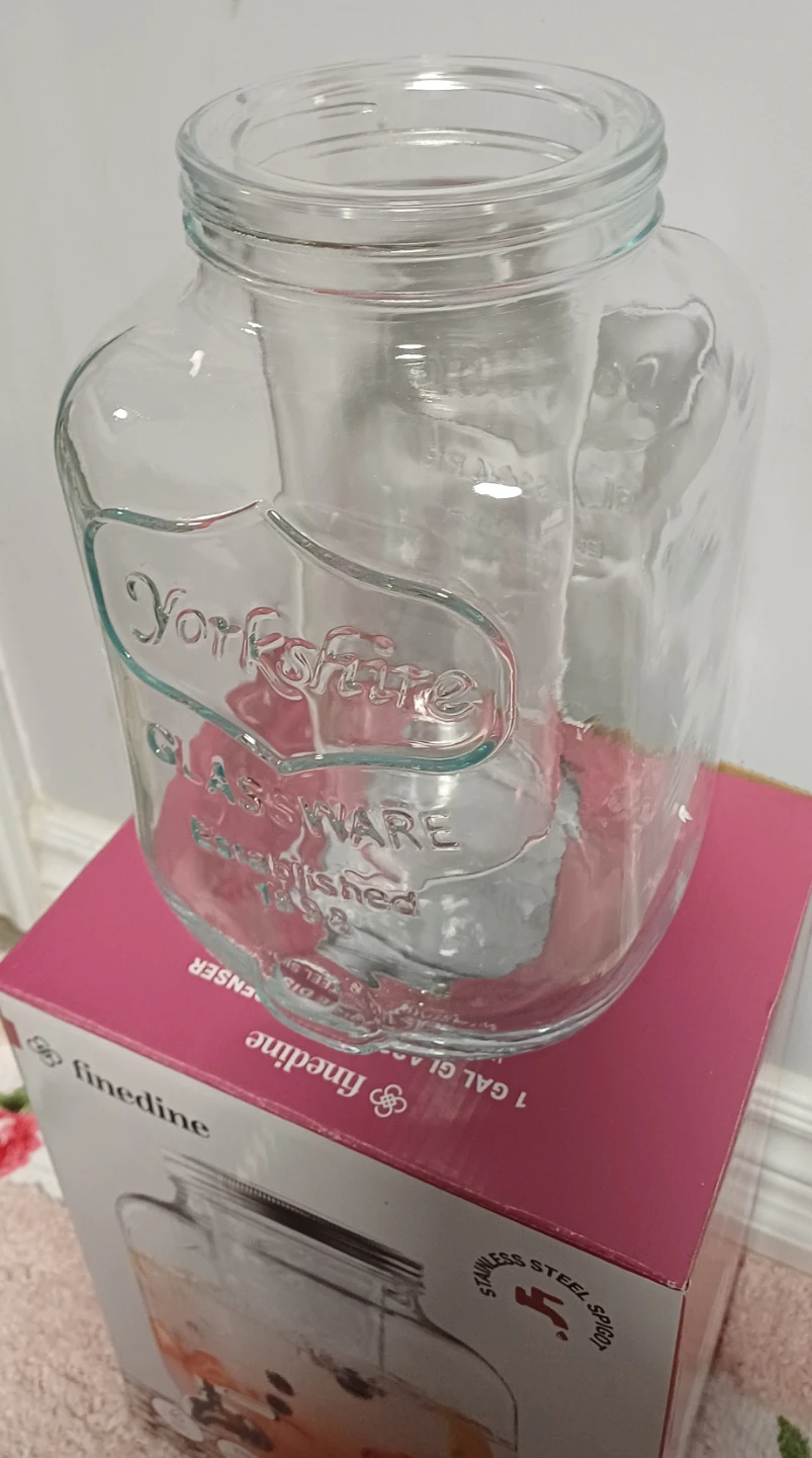 Finedine Glass Beverage Dispenser with Ice Infuser - photo 4