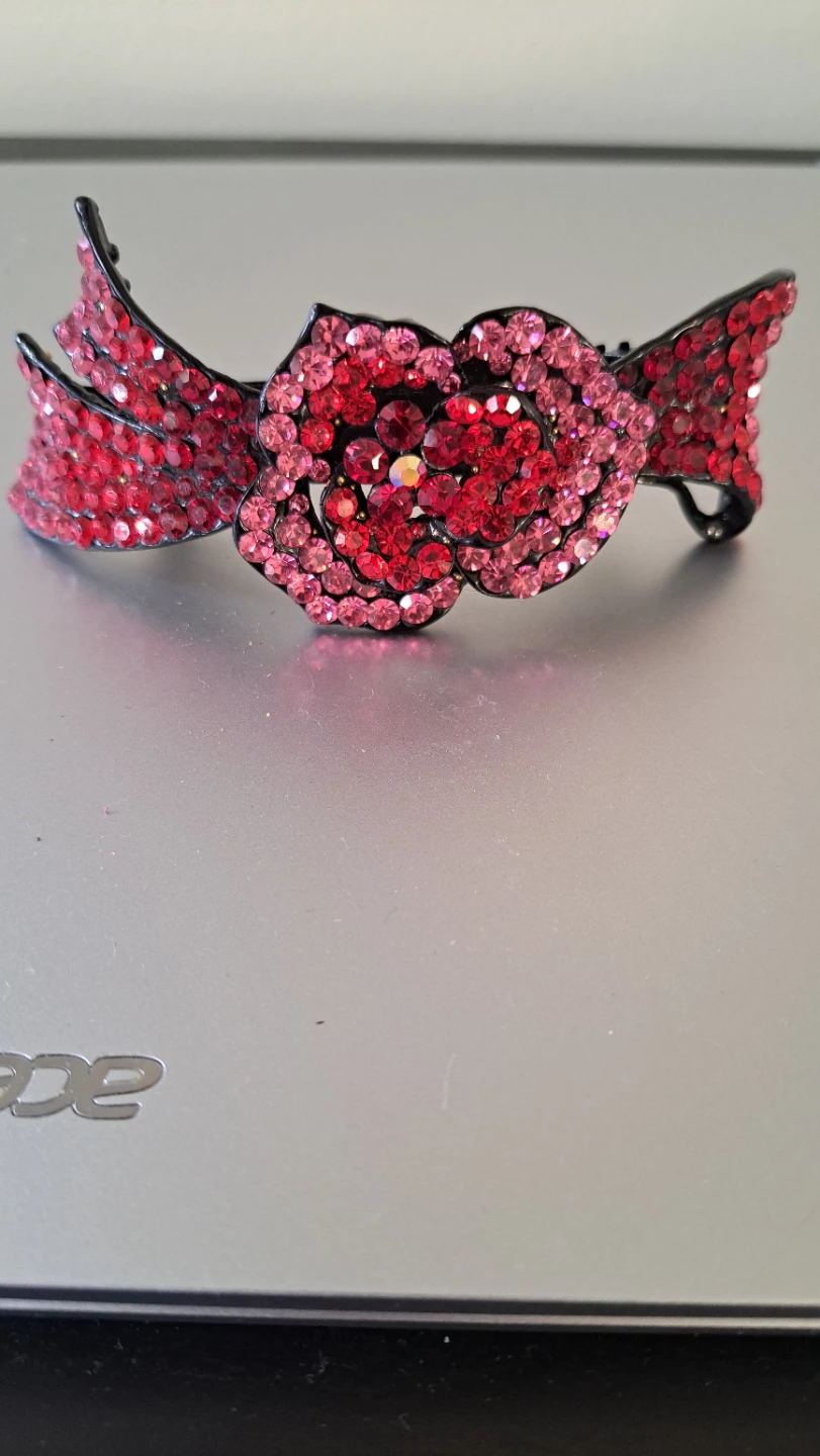 Sparkly Rose Hair Clip - photo 2
